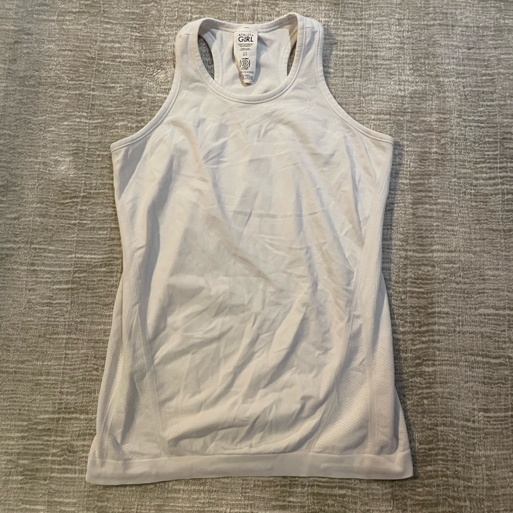 Athleta kids white tank